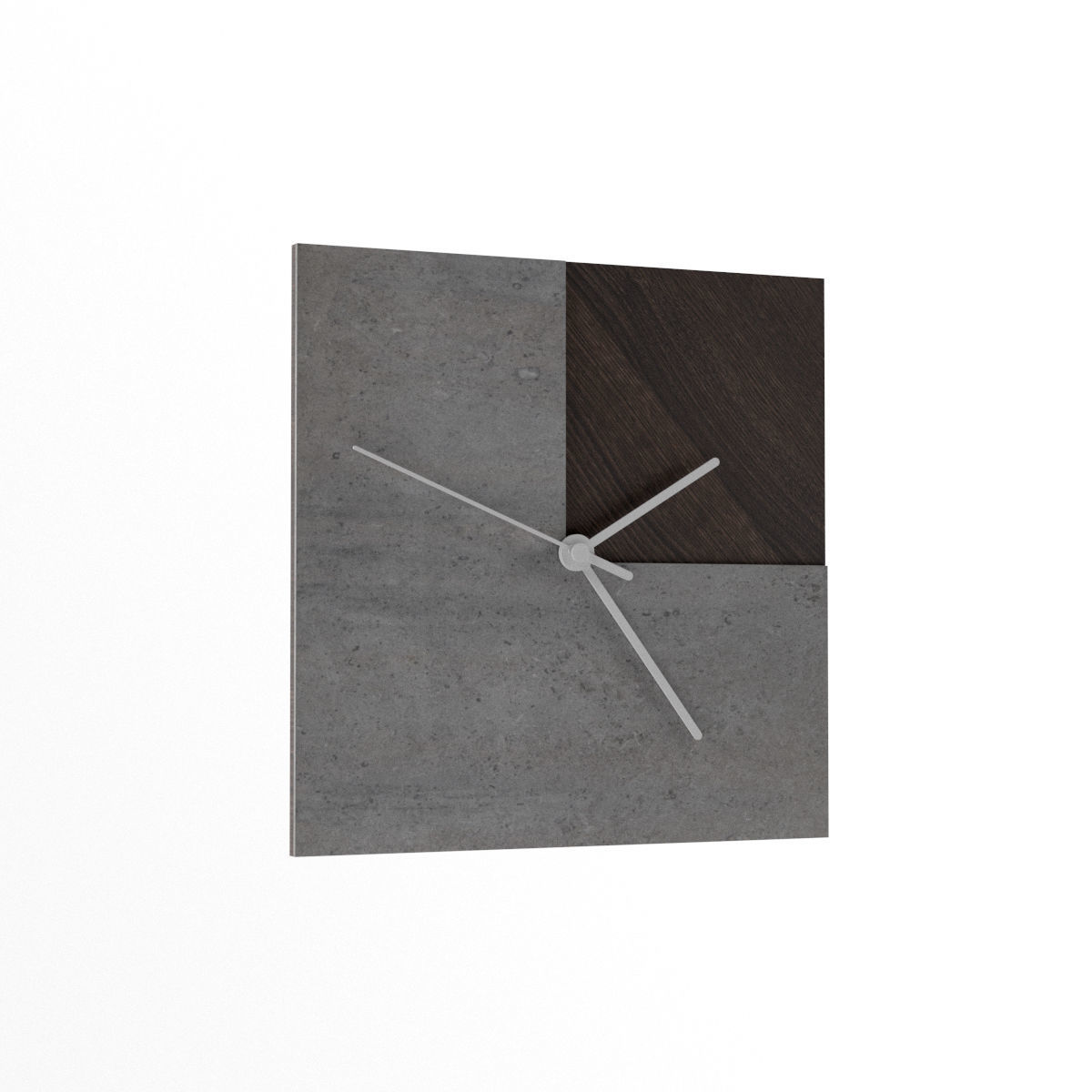 Wall clock set 3D model 3D model_1