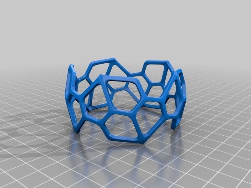 Pentagonal Hexacontahedron Bracelet Free 3D print model_3