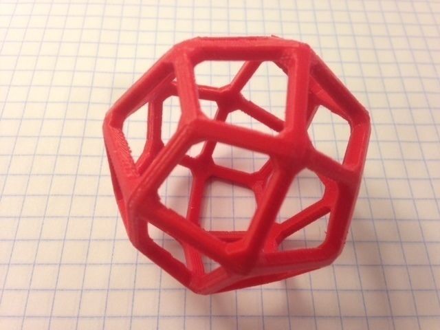 Catalan Wireframe Polyhedra Free 3D print model_9