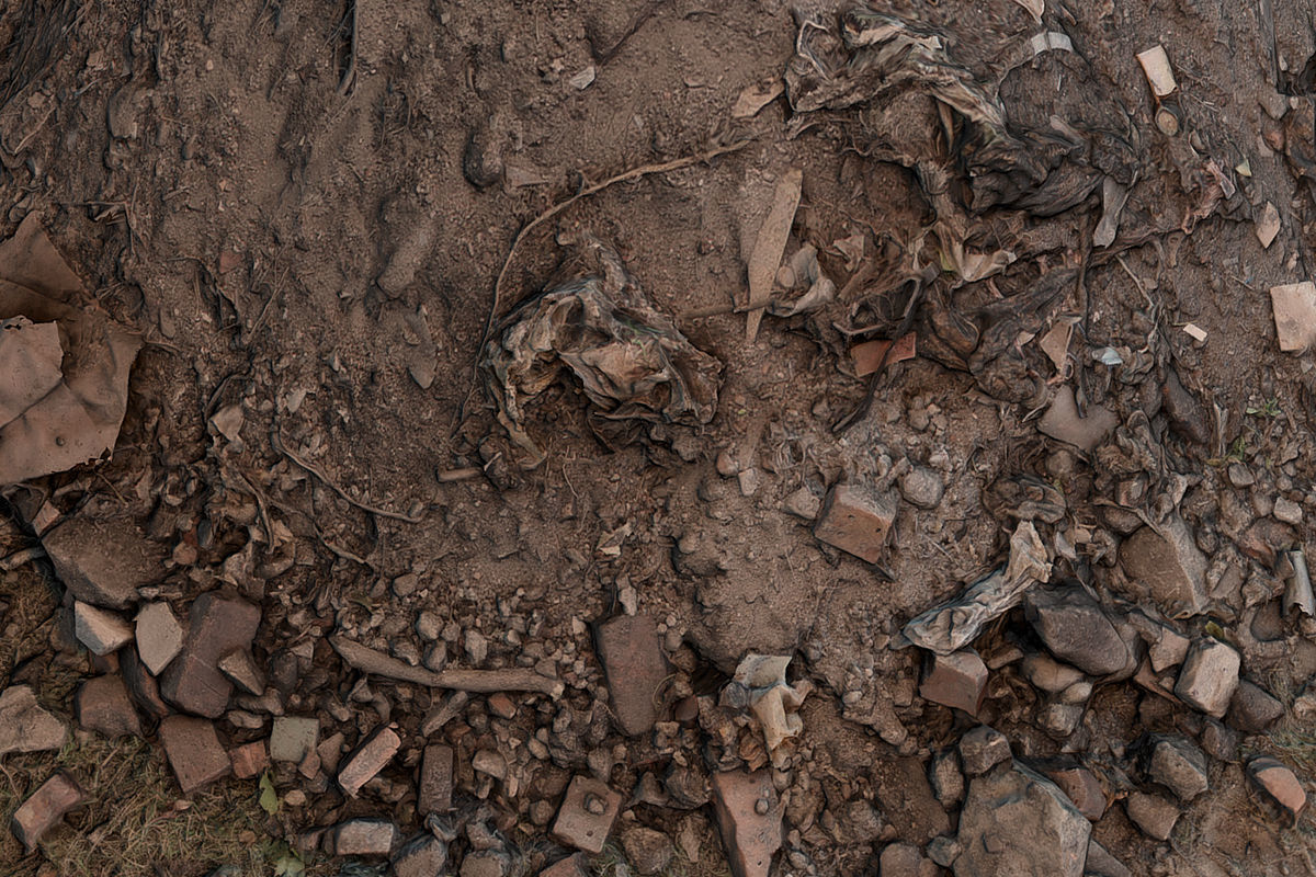 Garbage Pile Low-poly 3D model_11