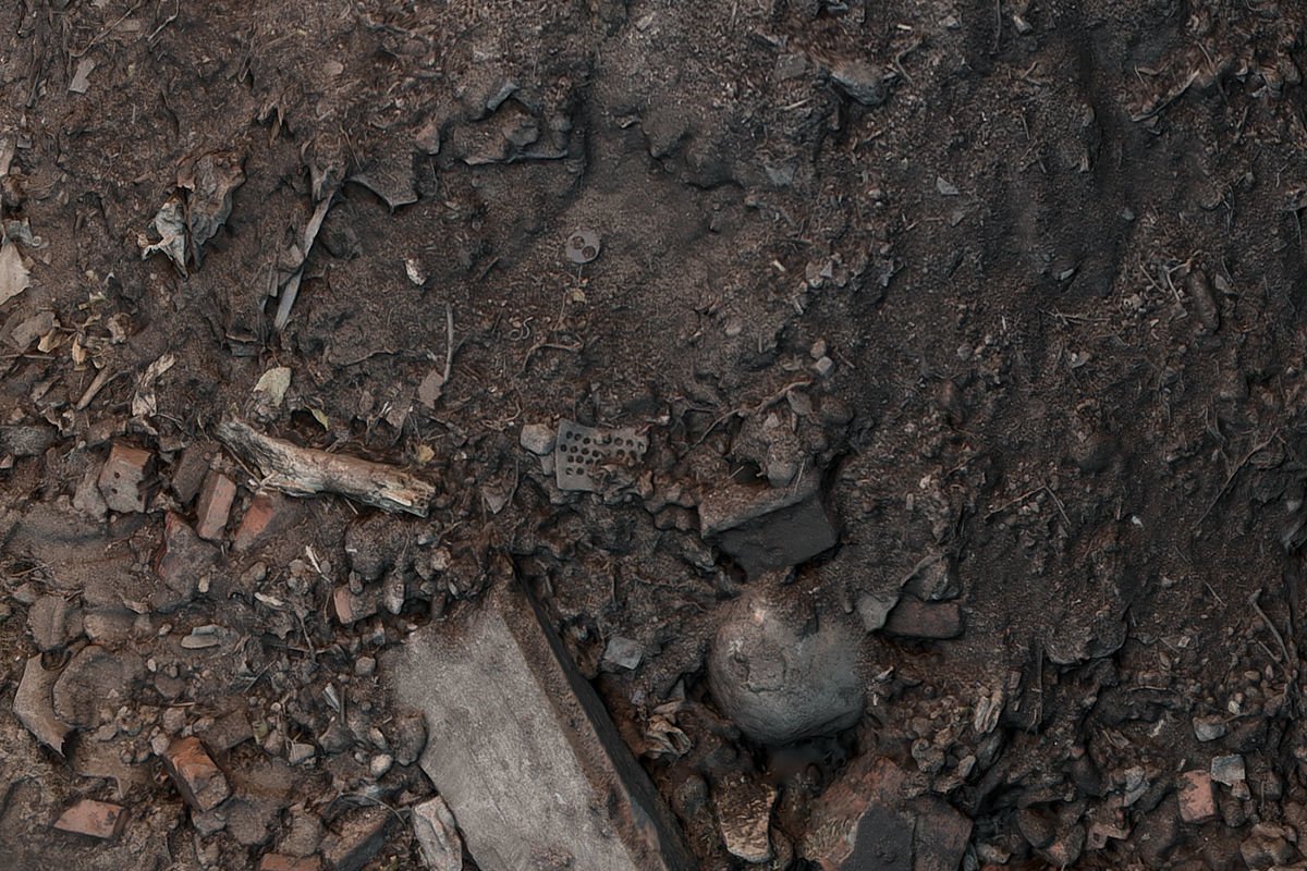 Garbage Pile Low-poly 3D model_10