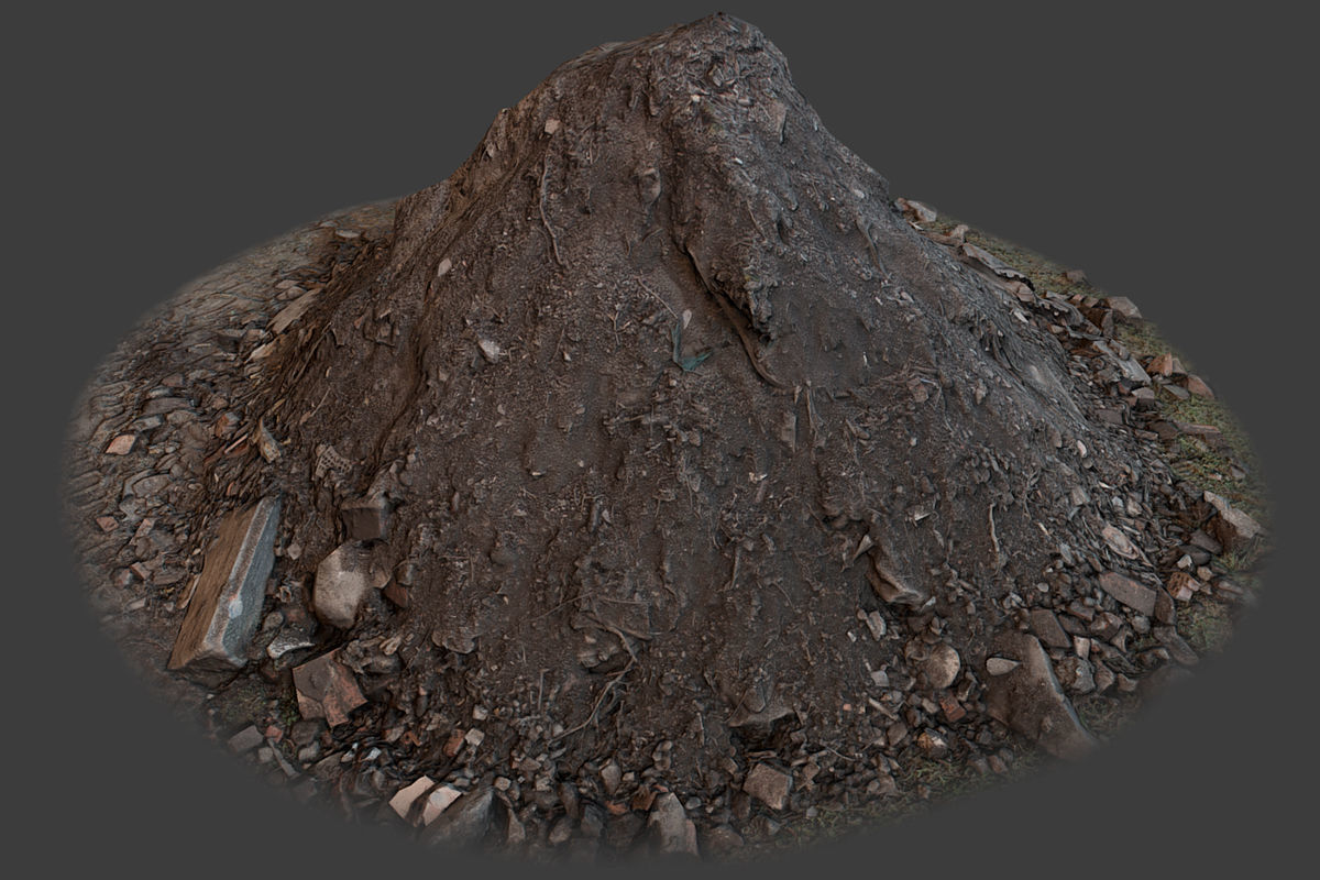 Garbage Pile Low-poly 3D model_3