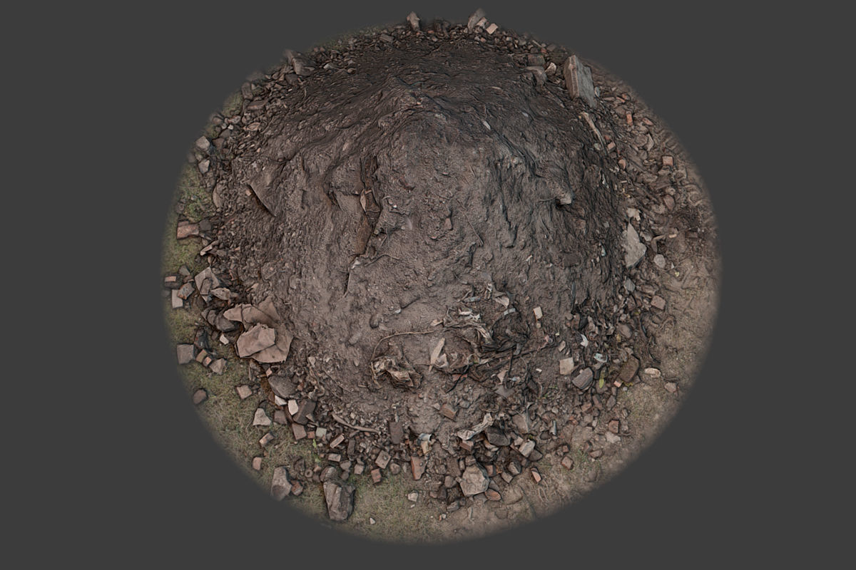 Garbage Pile Low-poly 3D model_6