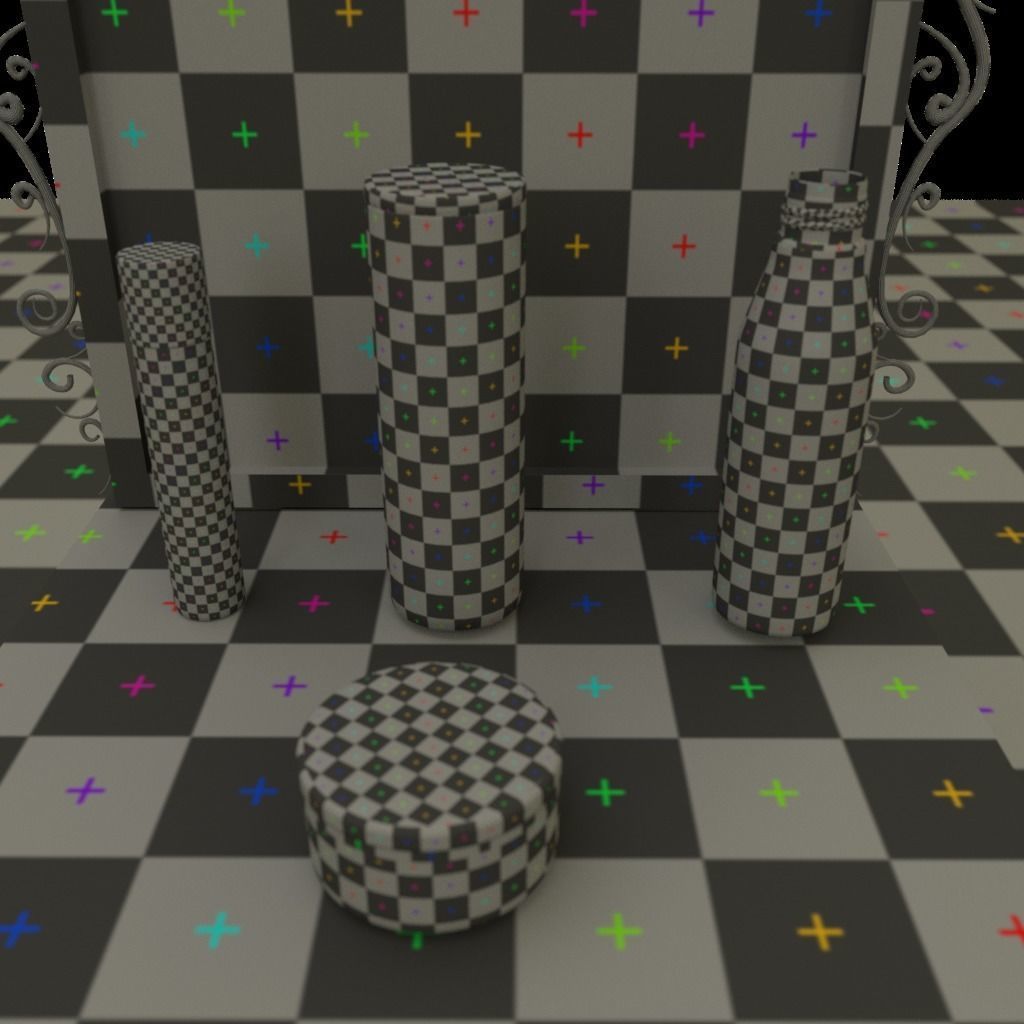 Drawers 2 with bonus objects 3D model_11