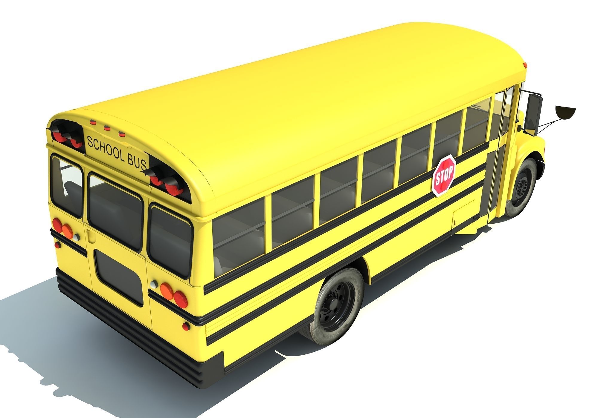 School Bus 3D model_10