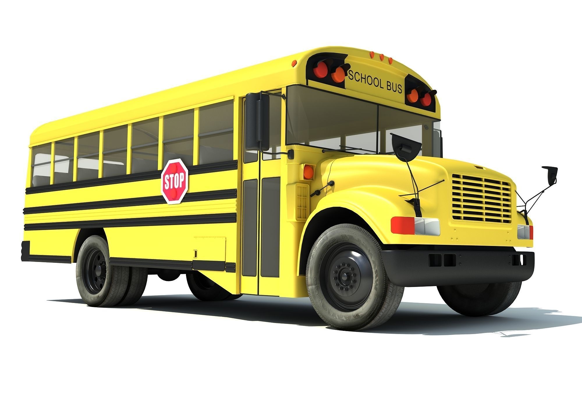 School Bus 3D model_1