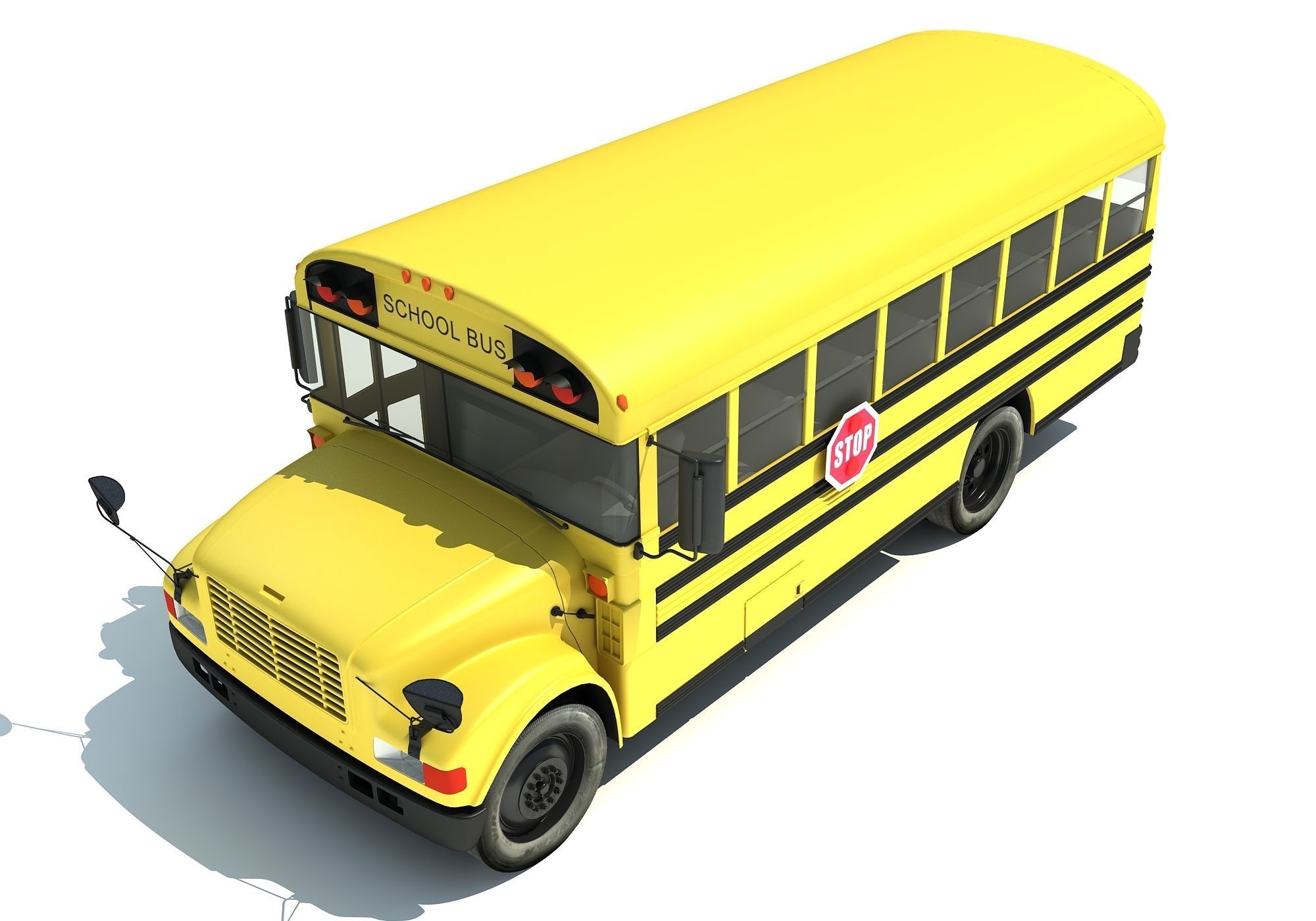 School Bus 3D model_6