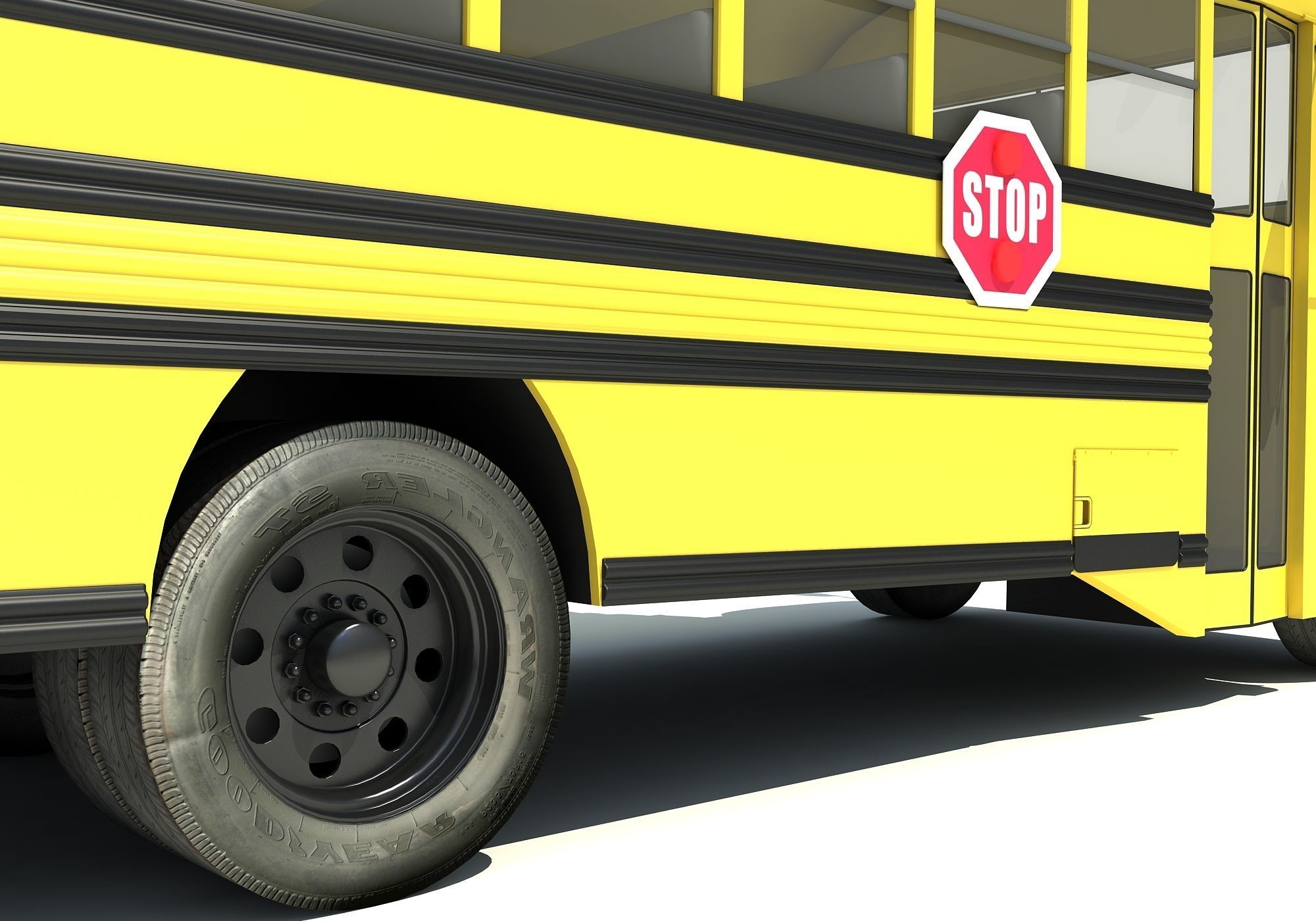 School Bus 3D model_9