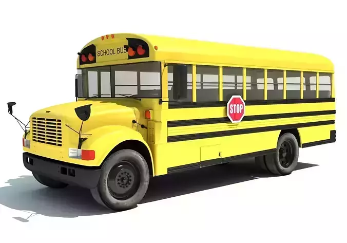 School Bus 3D model