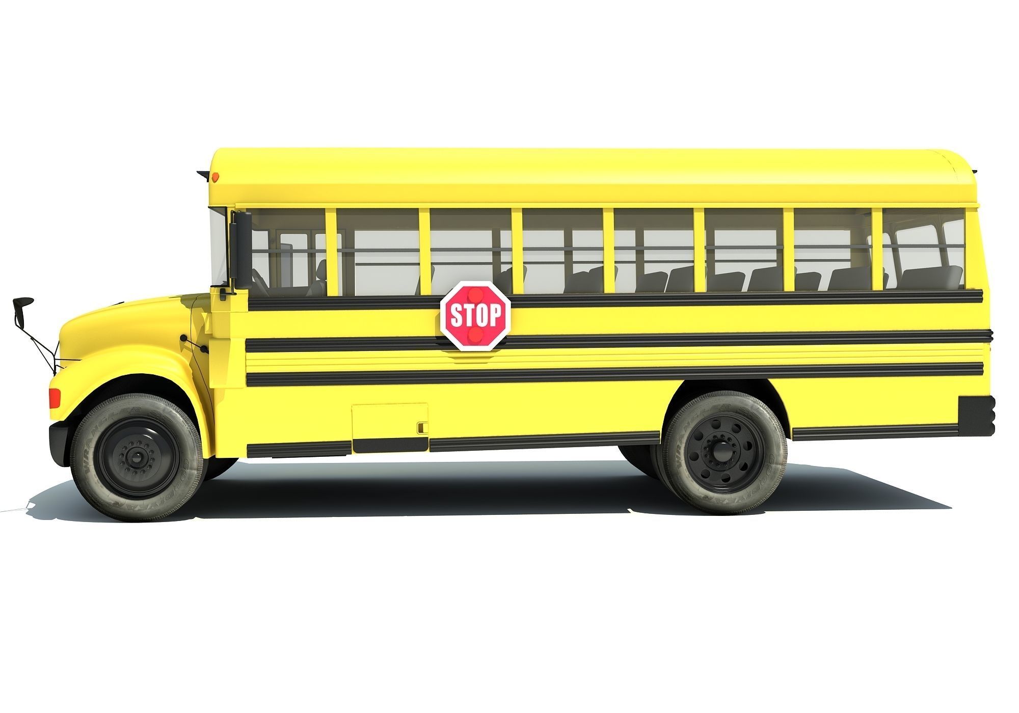 School Bus 3D model_2