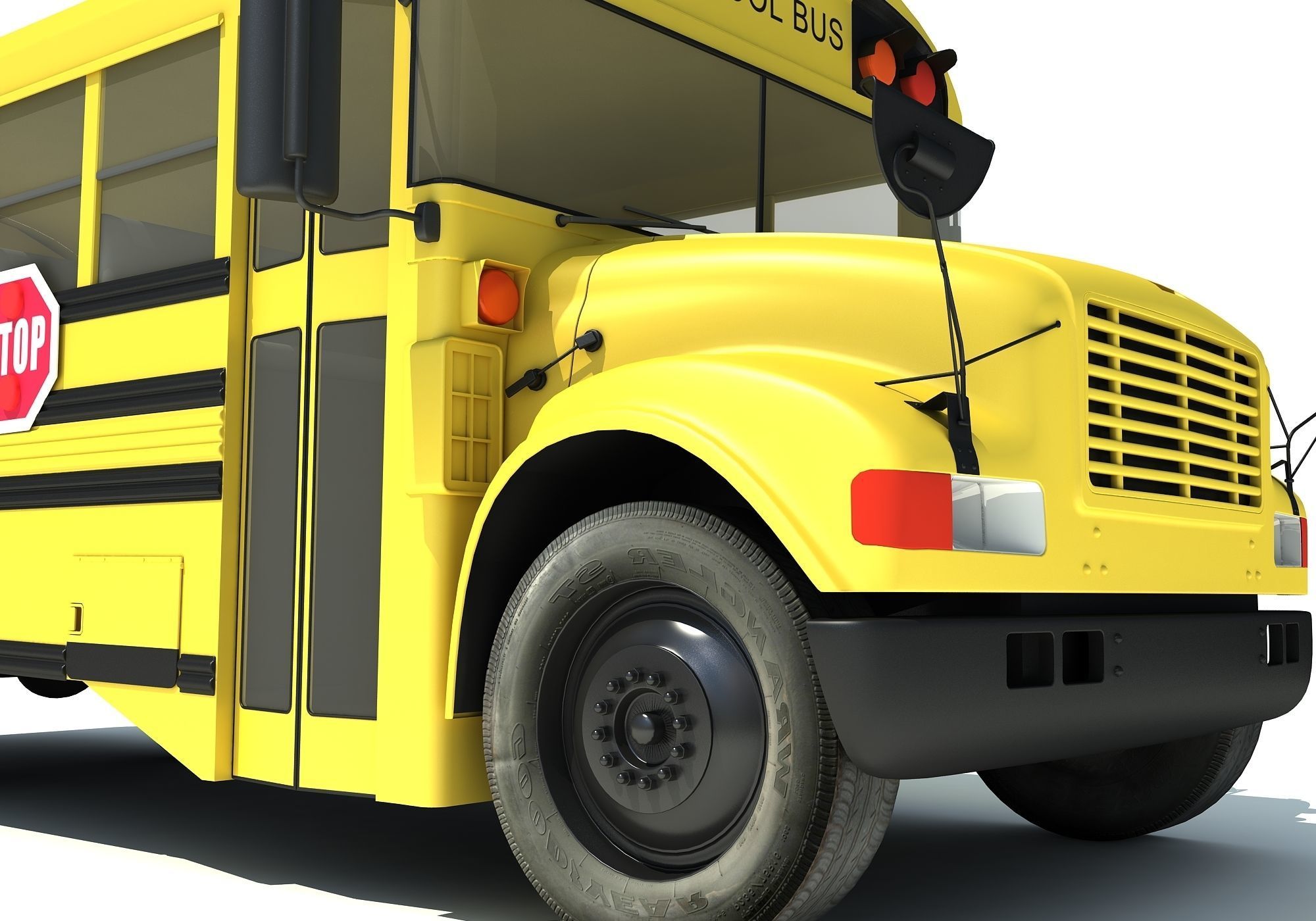 School Bus 3D model_13