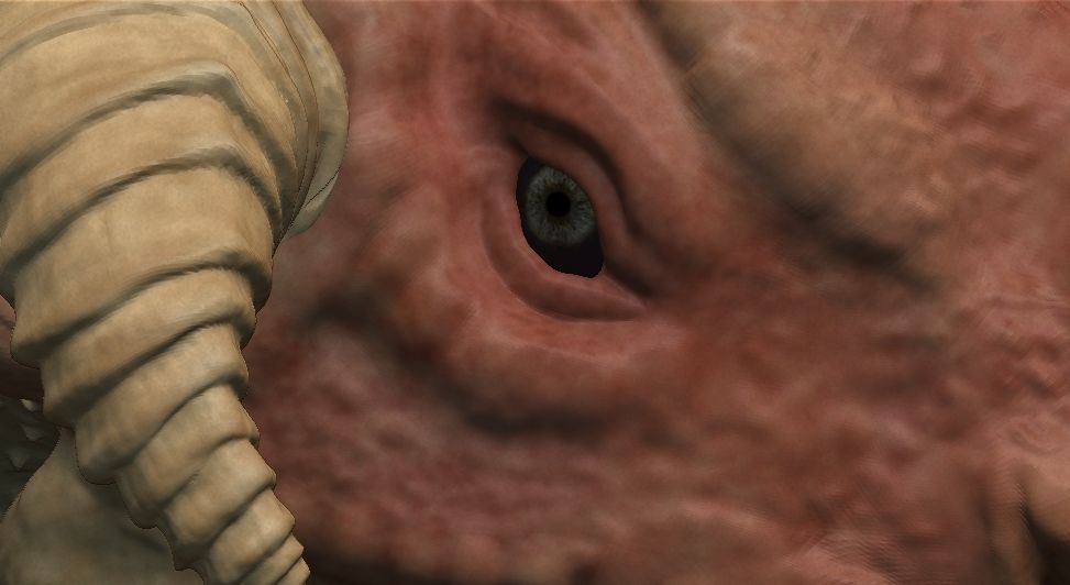 Rhino monster Low-poly 3D model_6