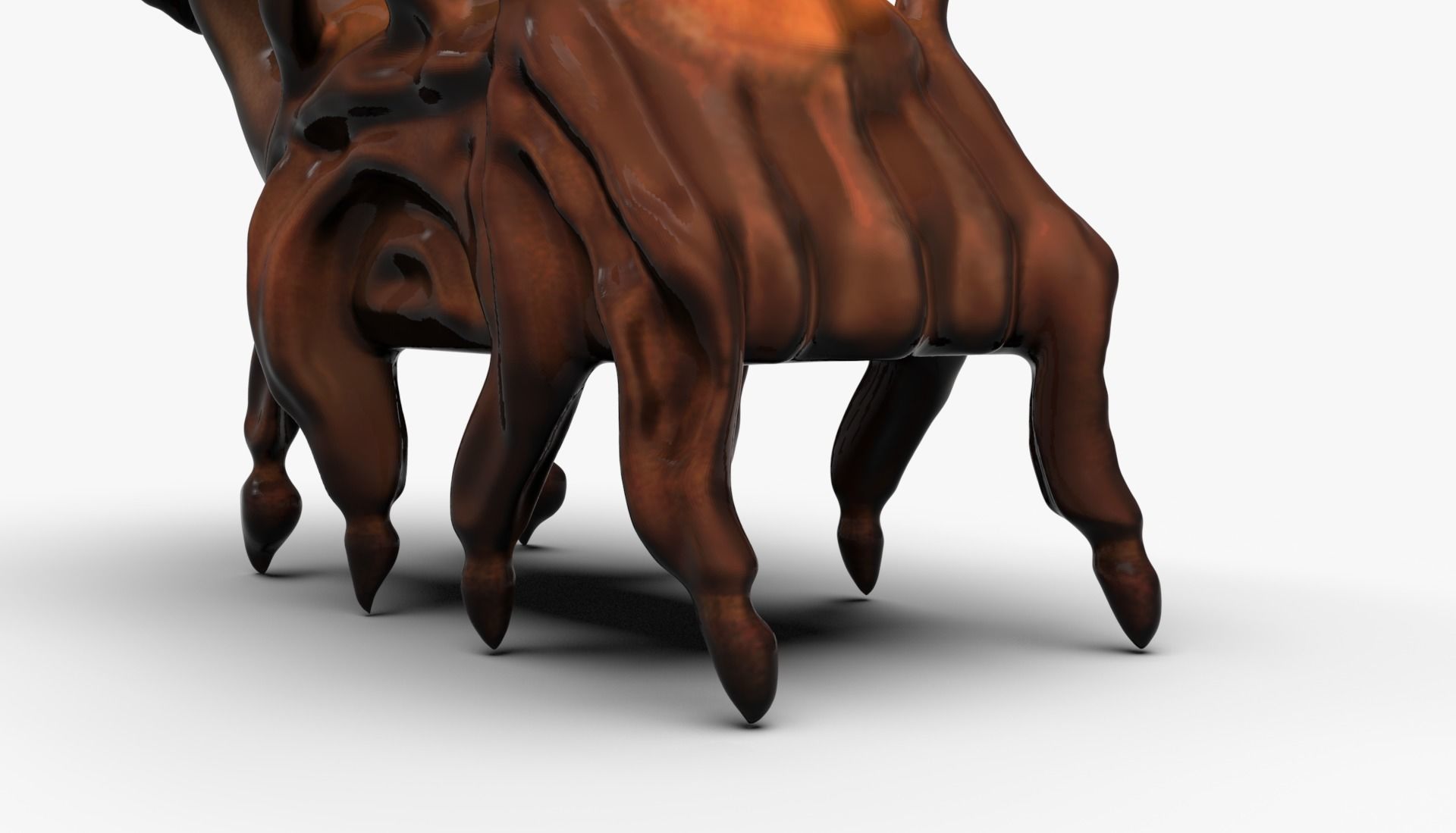 Scorpion Chair Sculpting Low-poly 3D model_7