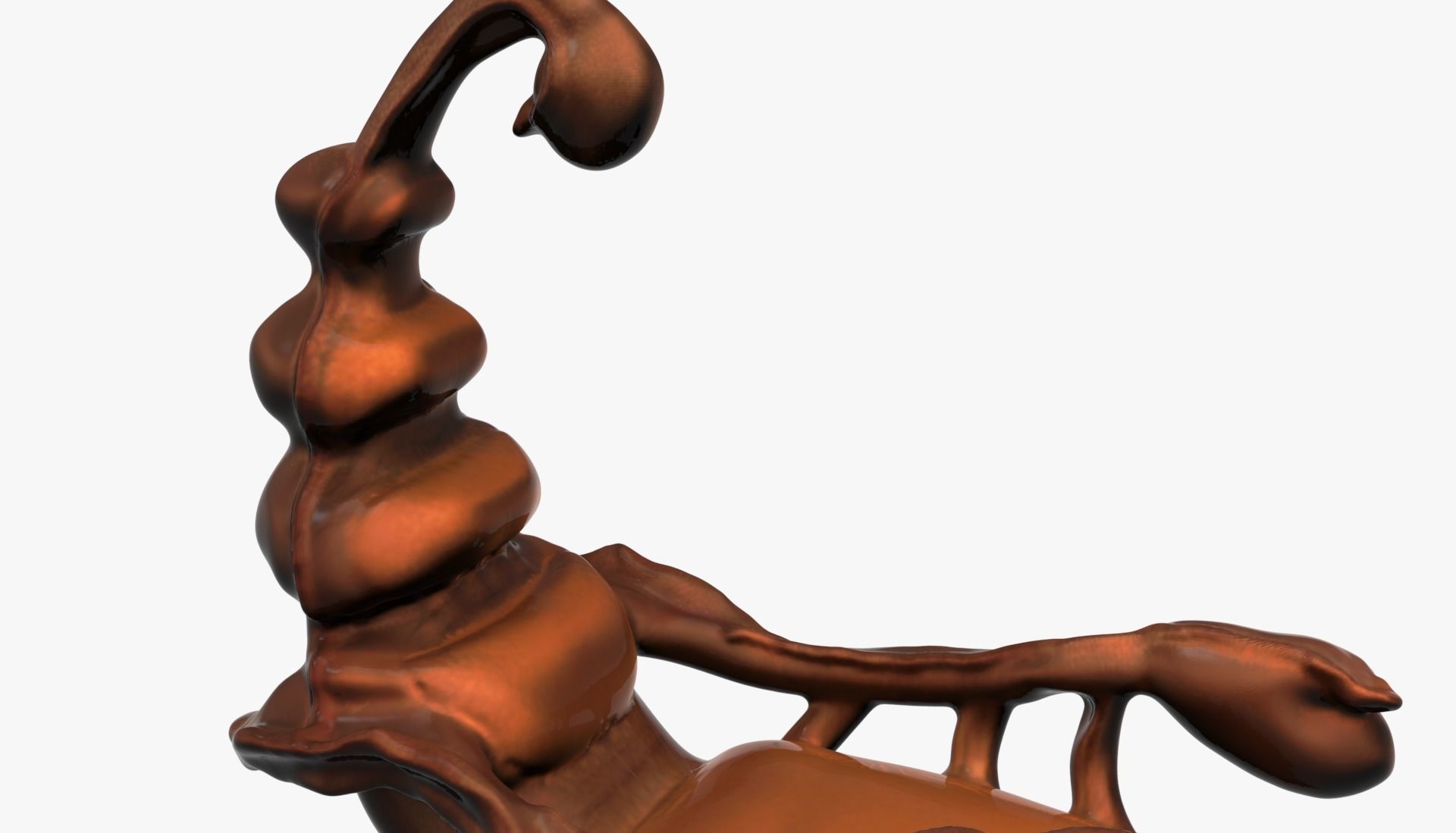 Scorpion Chair Sculpting Low-poly 3D model_8