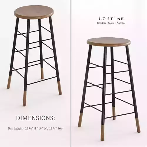 Gordon Stool 3D model
