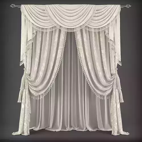 Curtain 3D model 339