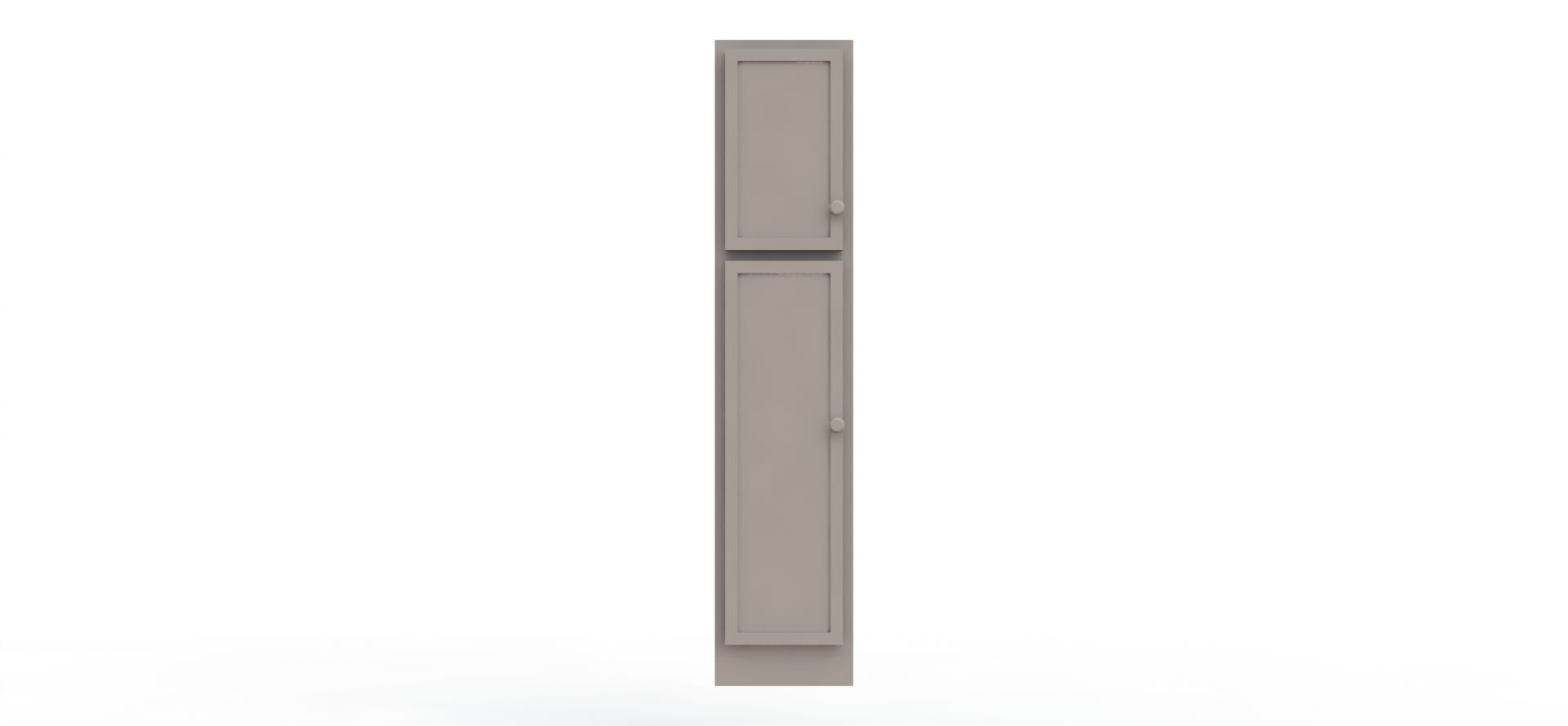 Small Wood Cabinet - Pequeno Armario de Madeira 3D model_27