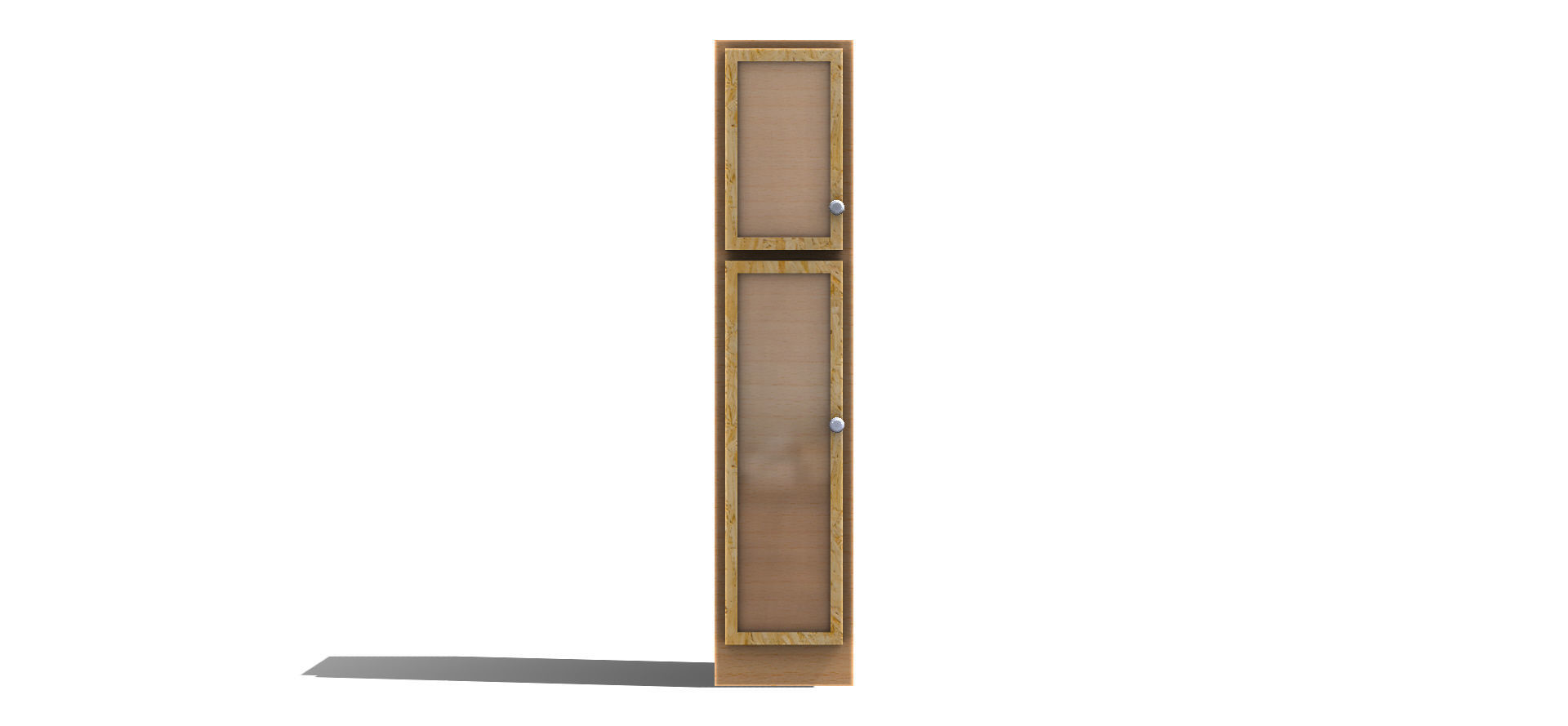 Small Wood Cabinet - Pequeno Armario de Madeira 3D model_12