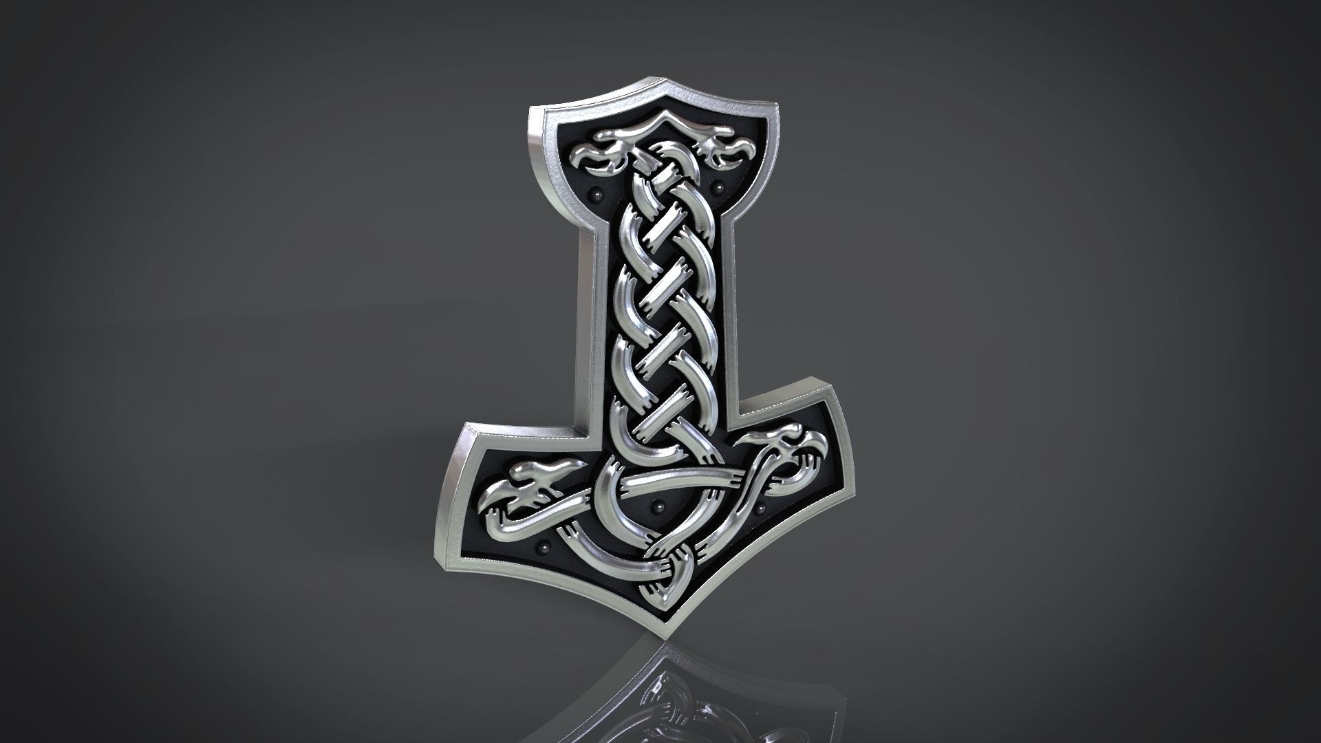 Mjolnir 3D print model_1