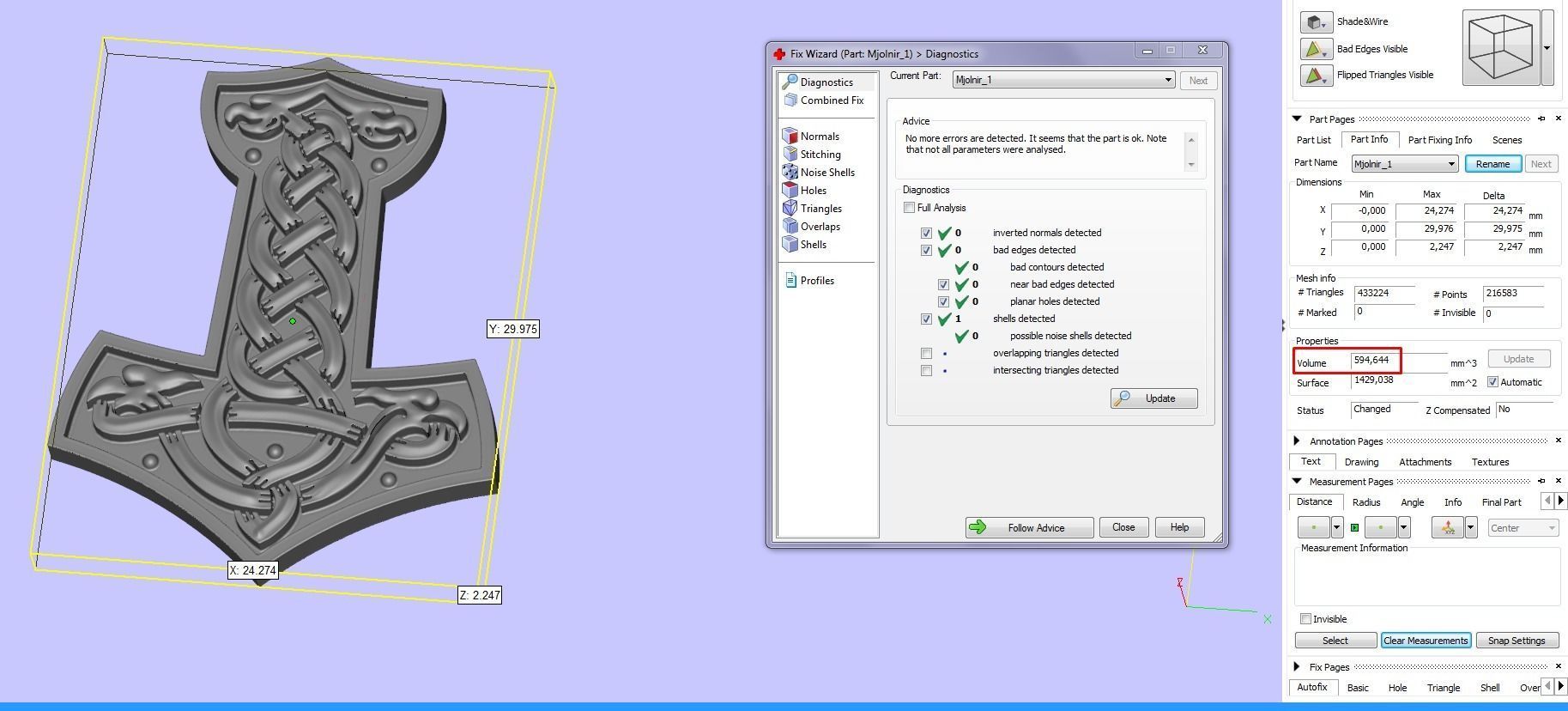 Mjolnir 3D print model_4
