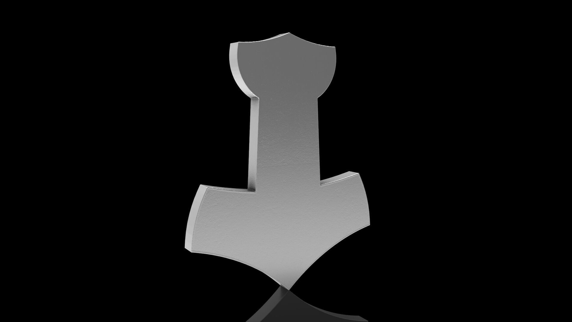 Mjolnir 3D print model_3