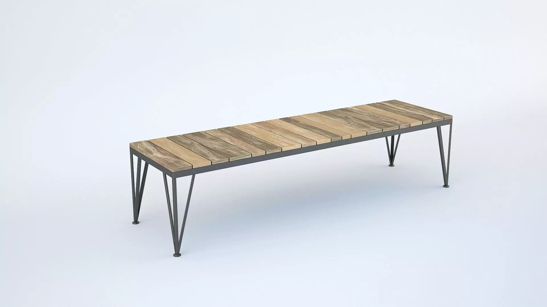 Nomade Bench 3D model_0