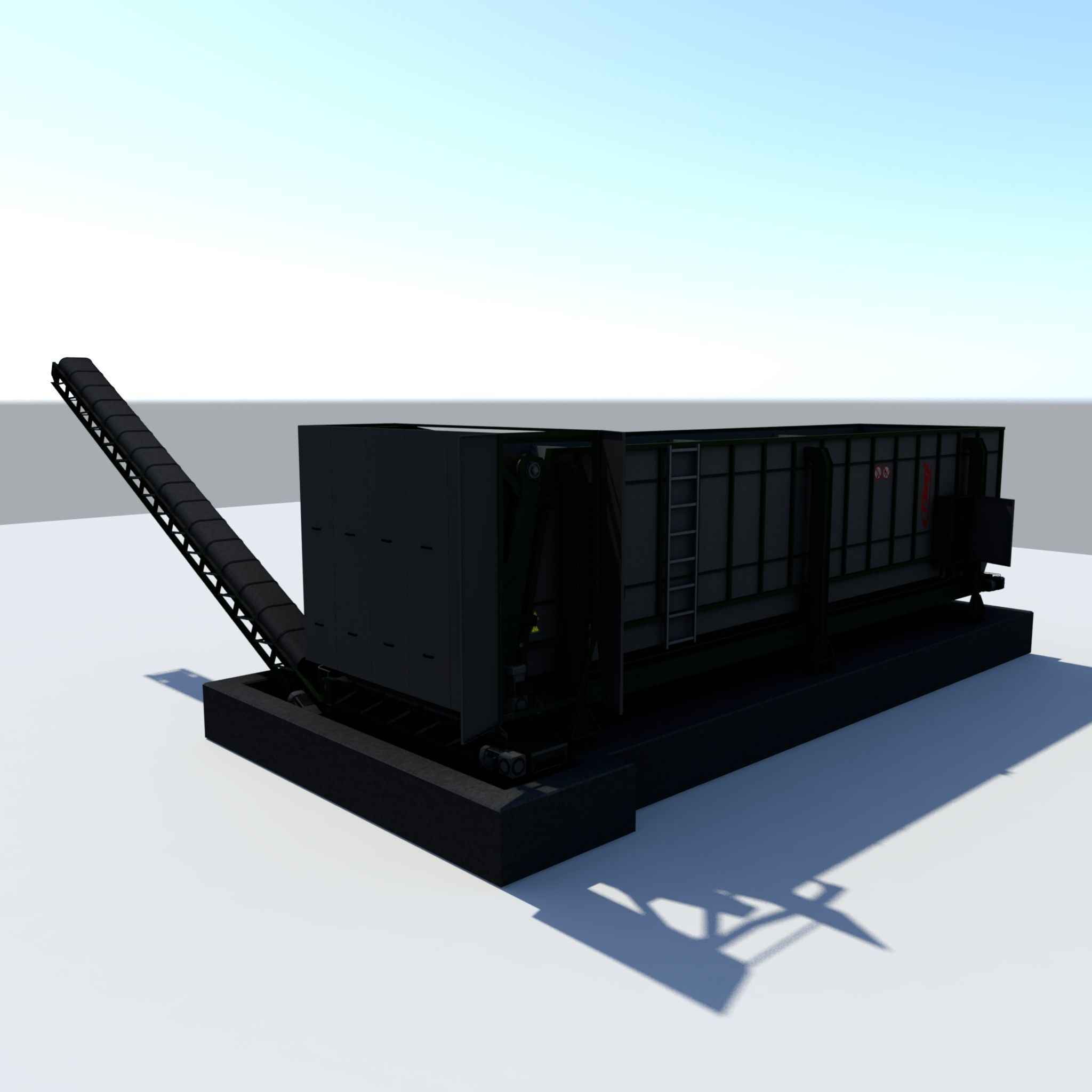Vermenter machine 3D model_2