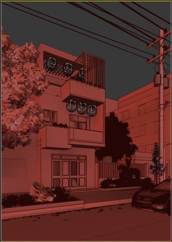 Modern House 3D model_2