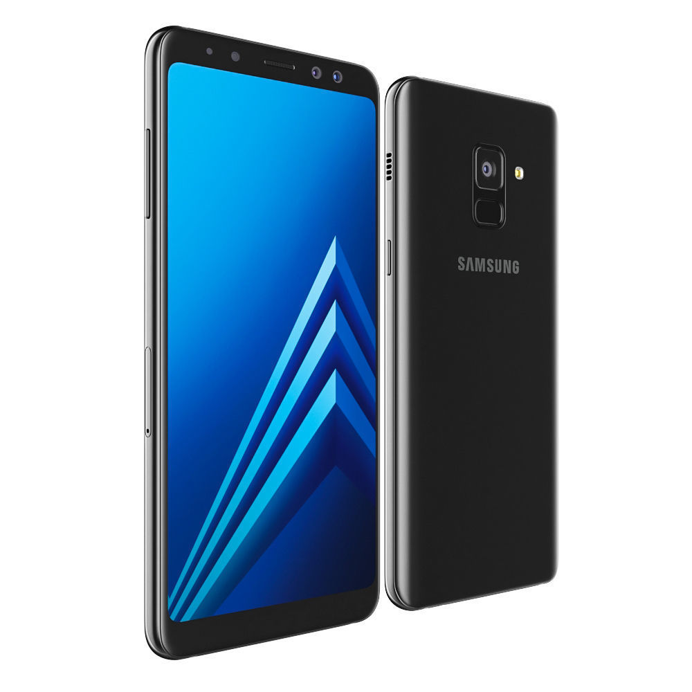 Samsung Galaxy A8 Black 3D model_7