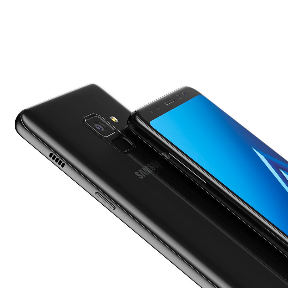 Samsung Galaxy A8 Black 3D model_3