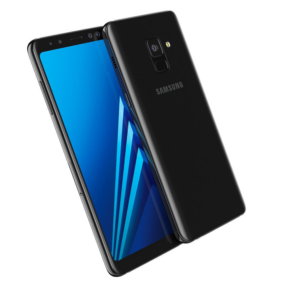 Samsung Galaxy A8 Black 3D model_11