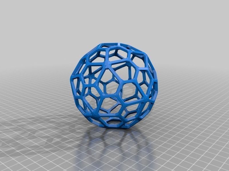 Pentagonal Hexecontahedron Free 3D print model_1