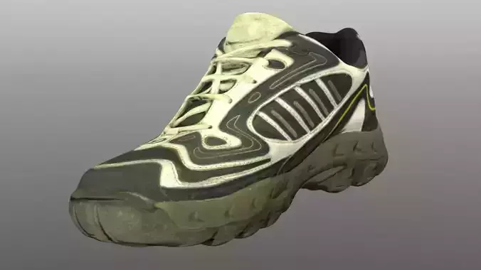 Worn sneaker 3D model