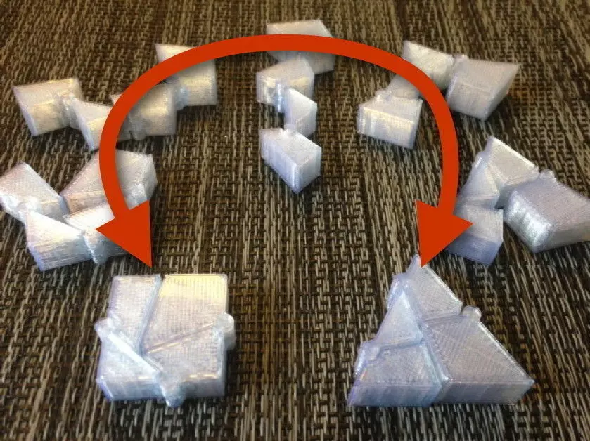 Hinged Triangle-Square Free 3D print model_0