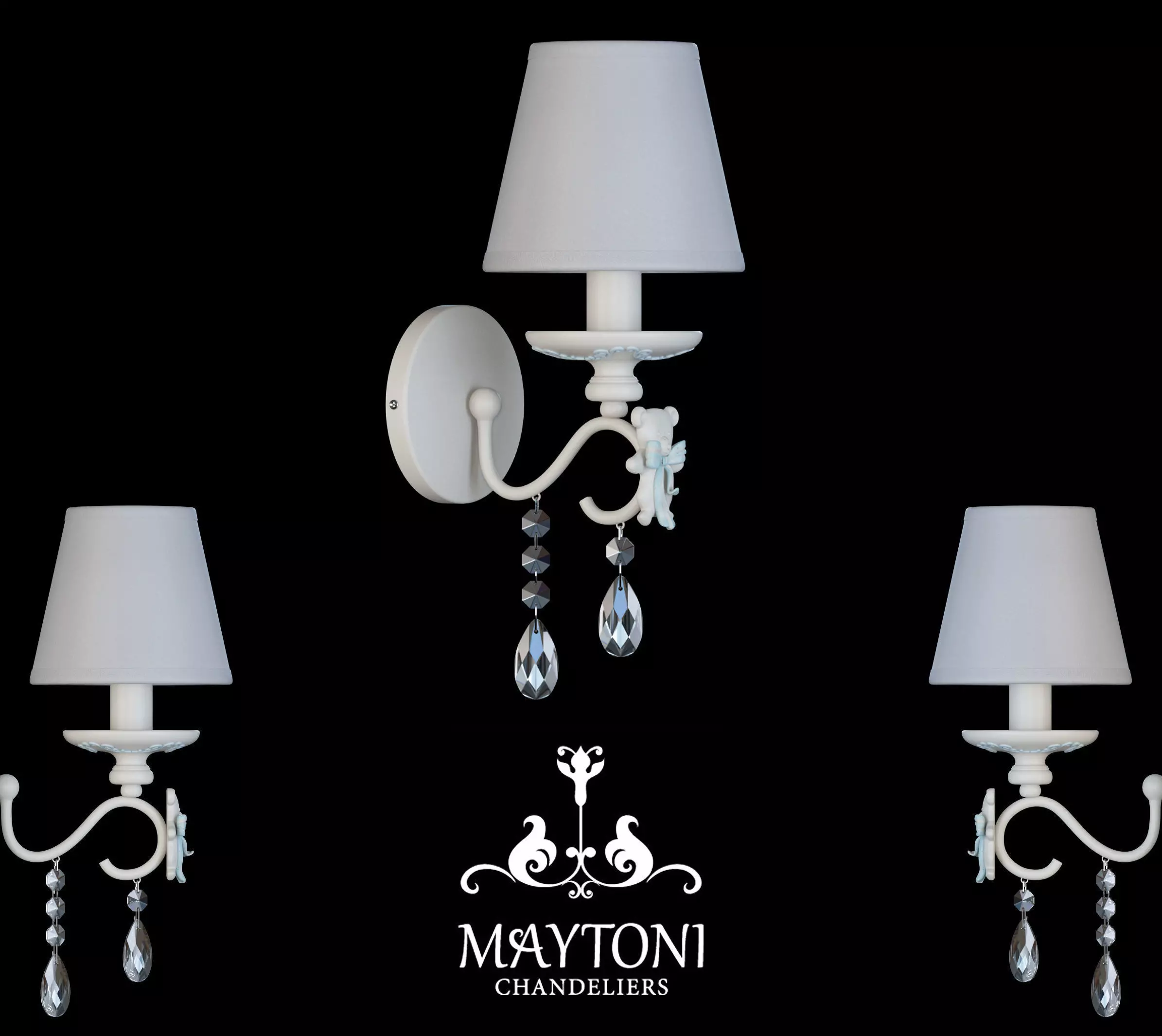 ARM033-1-BL Wall lamp 3D model_0