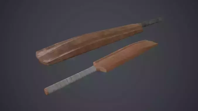 Cricket Bat PBR Game Ready