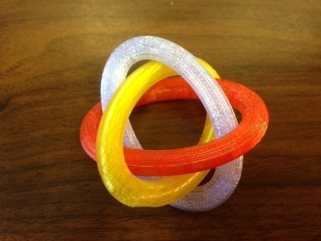 Borromean rings collection Free 3D print model_6