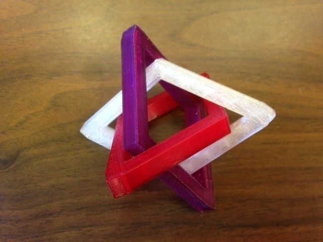 Borromean rings collection Free 3D print model_7