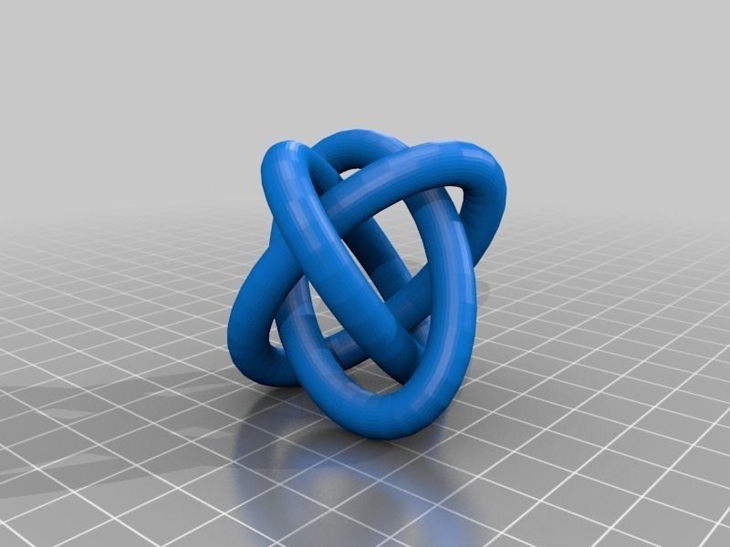 Borromean rings collection Free 3D print model_9