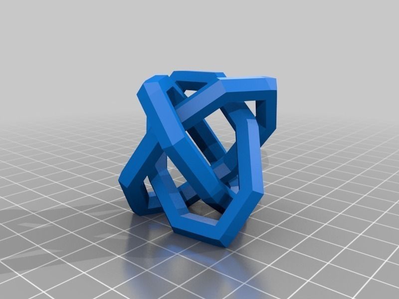 Borromean rings collection Free 3D print model_15