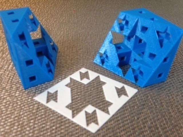 Menger slices Free 3D print model_5