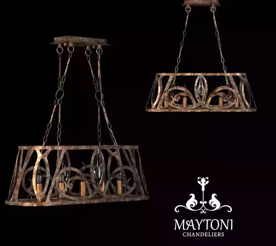 H237-05-G Chandelier 3D model