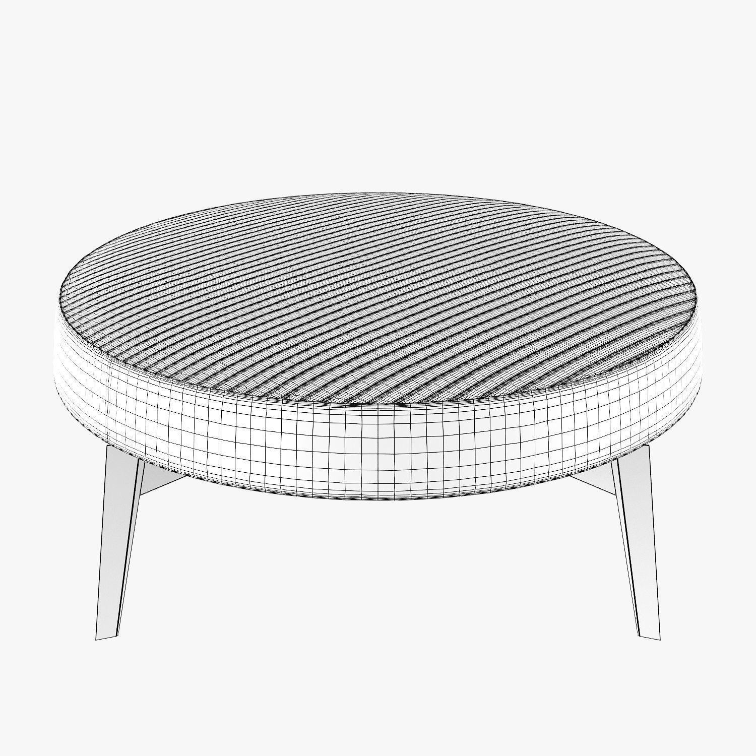 Frigerio Salotti cross ottoman 3D model_8