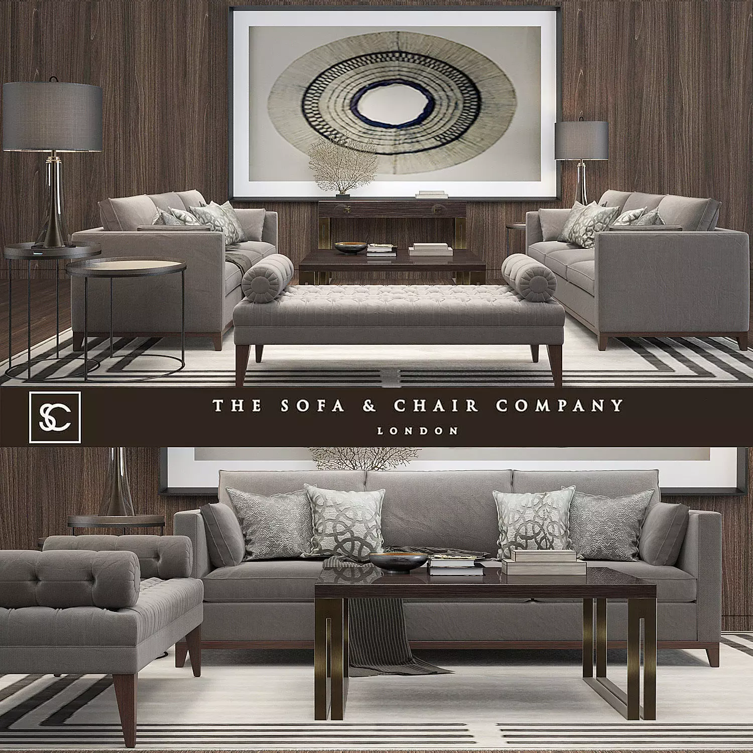 BALTHUS SOFA MILTON STOOL CAVUS LIGHT 10 in 1 3D model 3D model_0