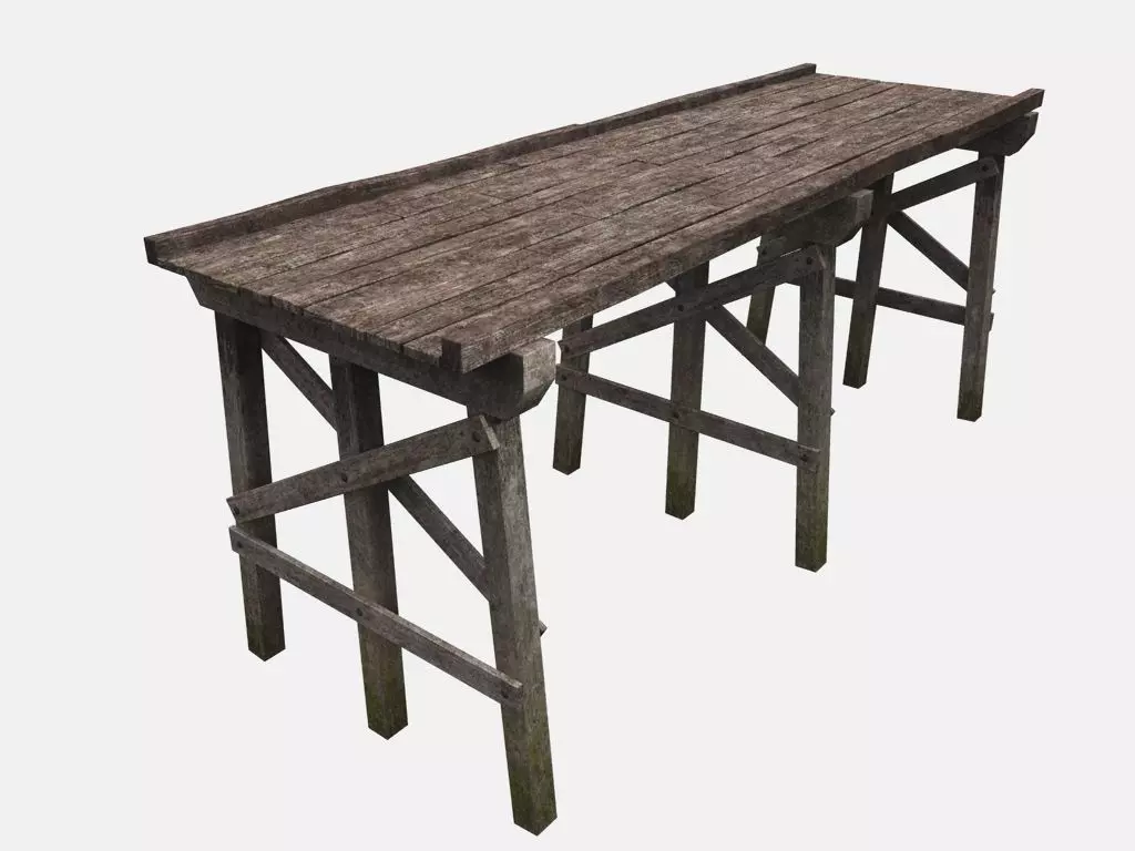 3D model Old Wooden Bridge VR / AR / low-poly | CGTrader