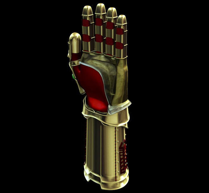 Thanos Infinity Gauntlet 3D model_3