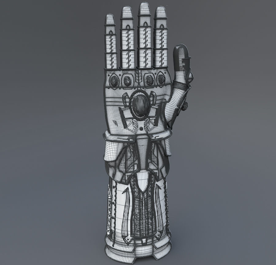 Thanos Infinity Gauntlet 3D model_6