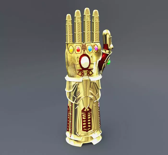 Thanos Infinity Gauntlet 3D model_0