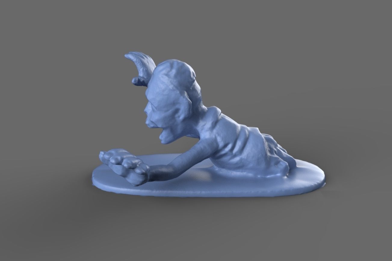 Zombie Torso Miniature  3D model_2