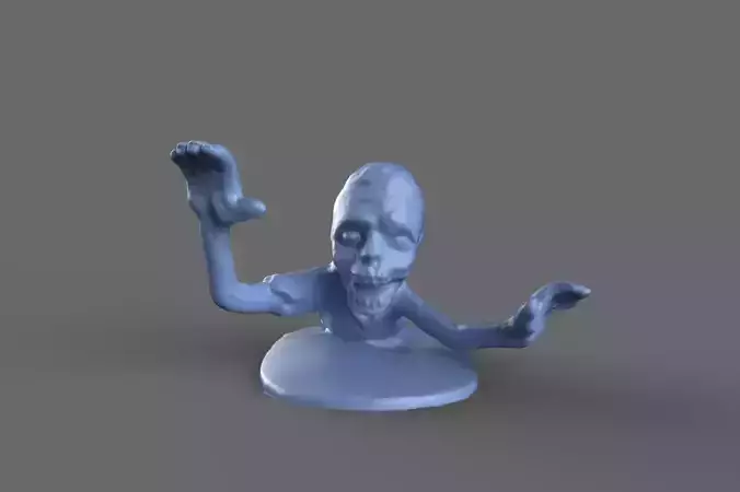 Zombie Torso Miniature  3D model